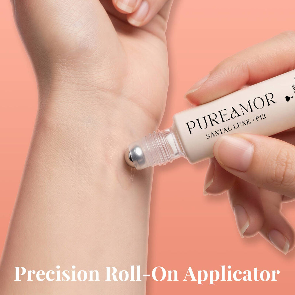 Santal Luxe | P12 Pheromone Perfume | 06 ML Keychain Roll on Perfume