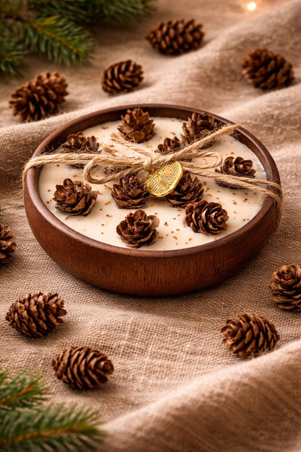 Woodland Pinecone Candle