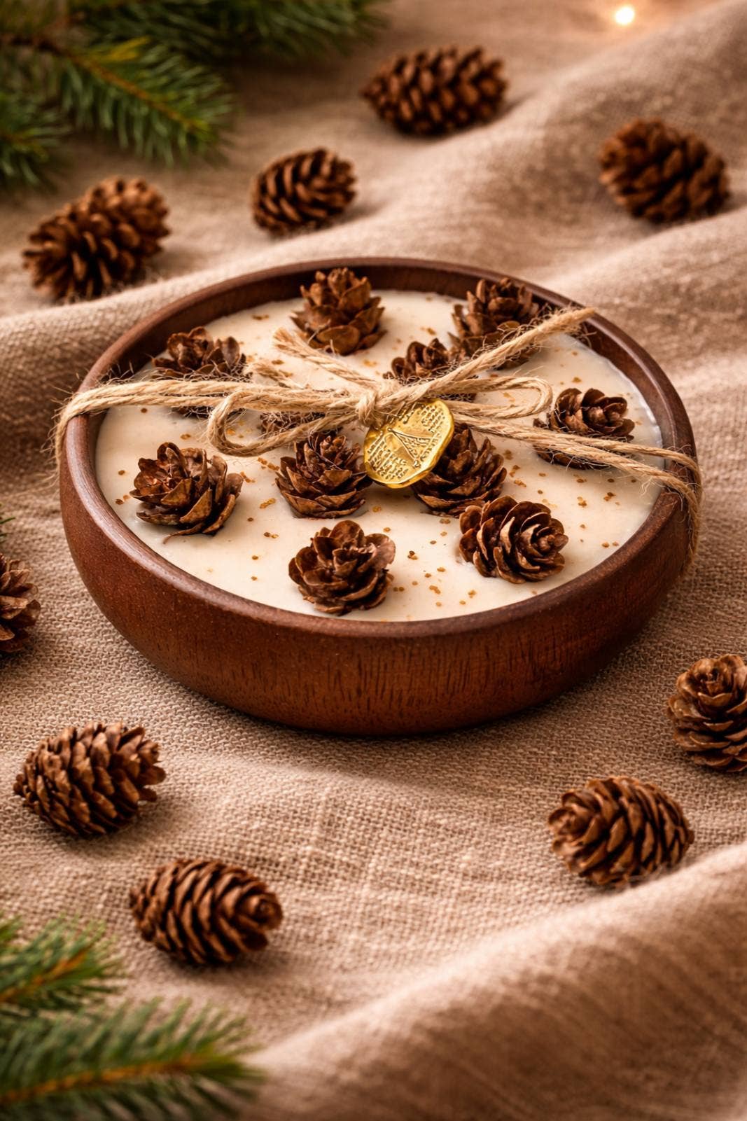 Woodland Pinecone Candle