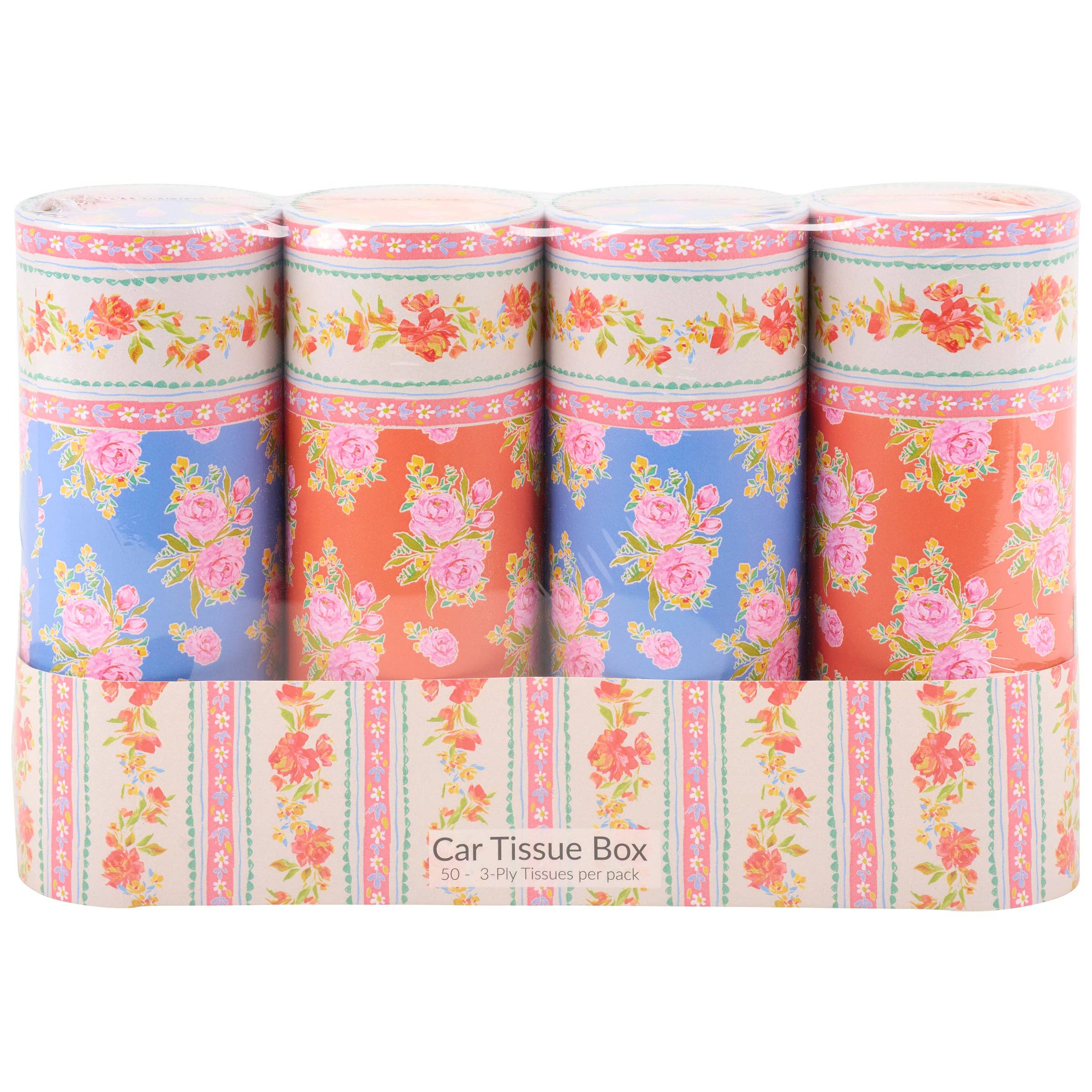 French Floral Tissue Box Set