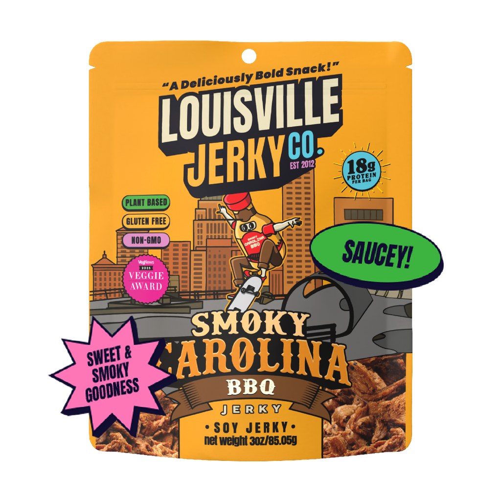 Vegan & Plant Based Smoky Carolina BBQ Jerky 3 oz