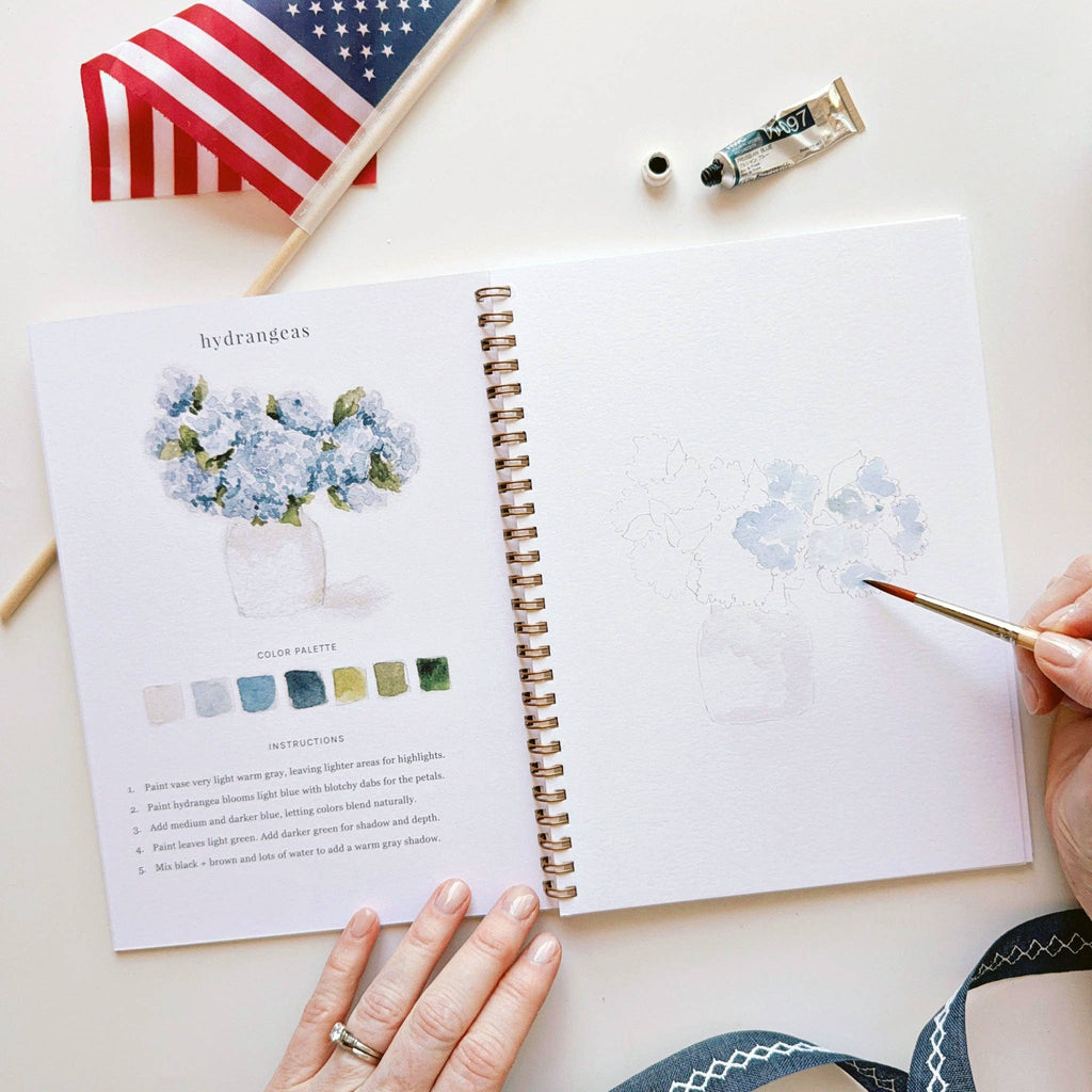 Americana watercolor workbook