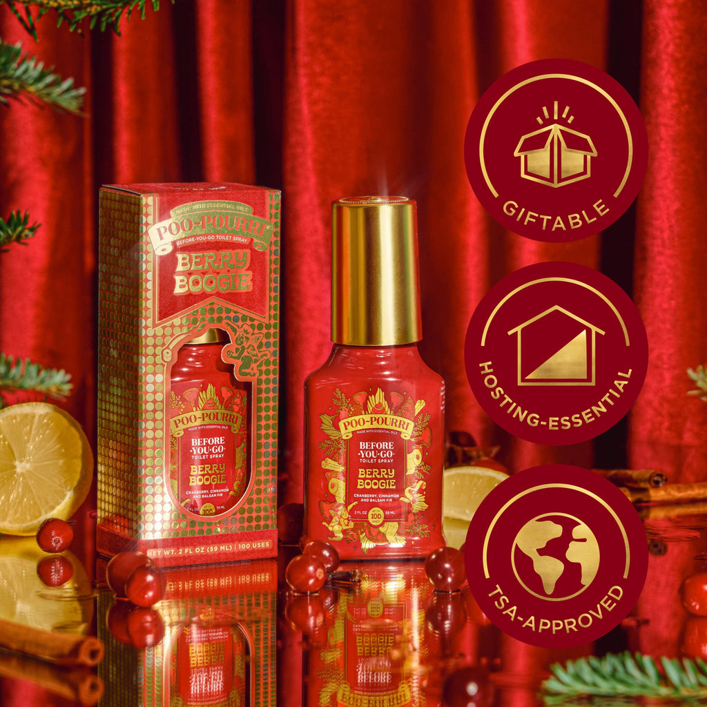 Holiday Poo~Pourri - Berry Boogie  2 oz Boxed