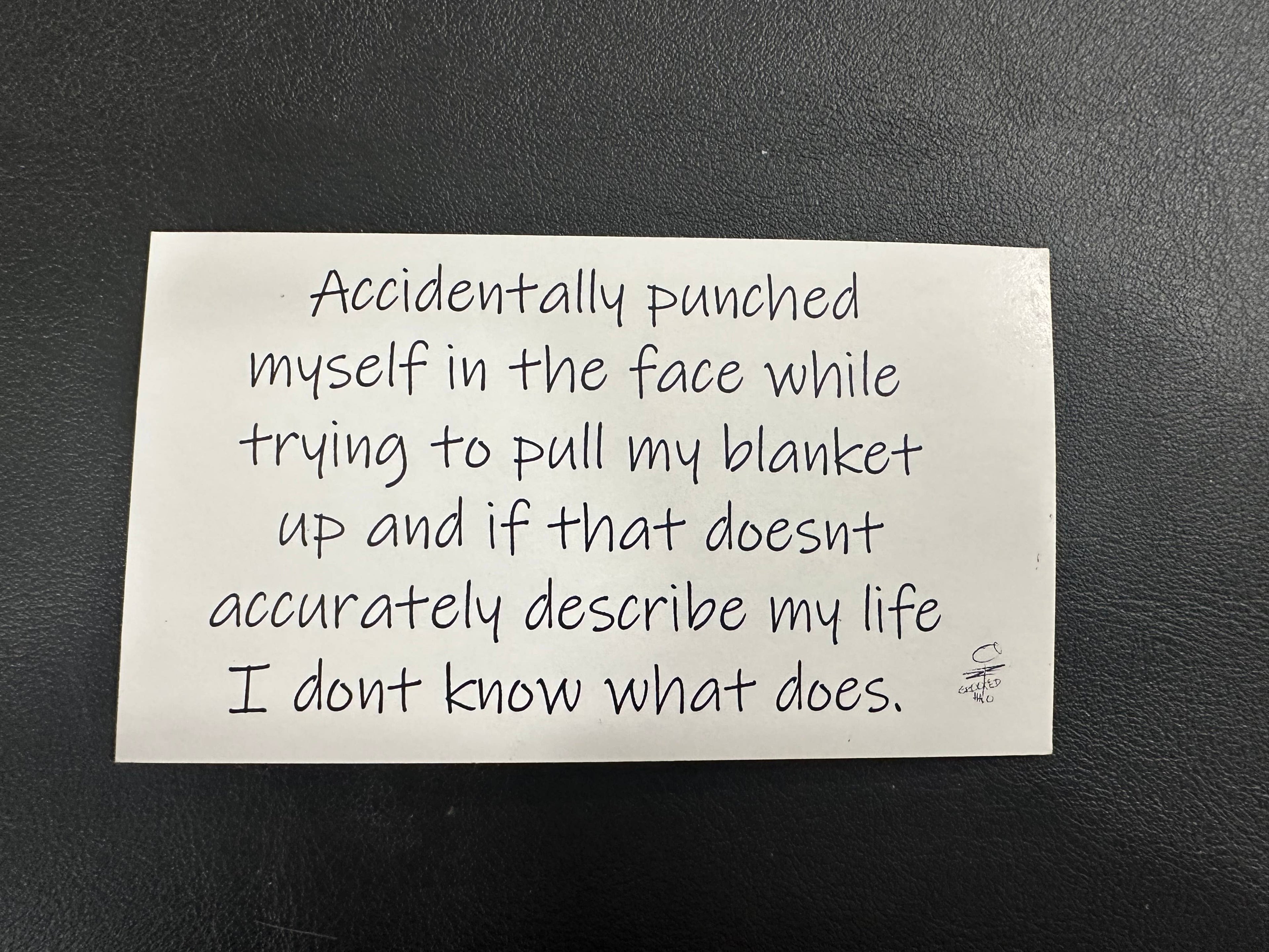 Describe my Life Magnet   