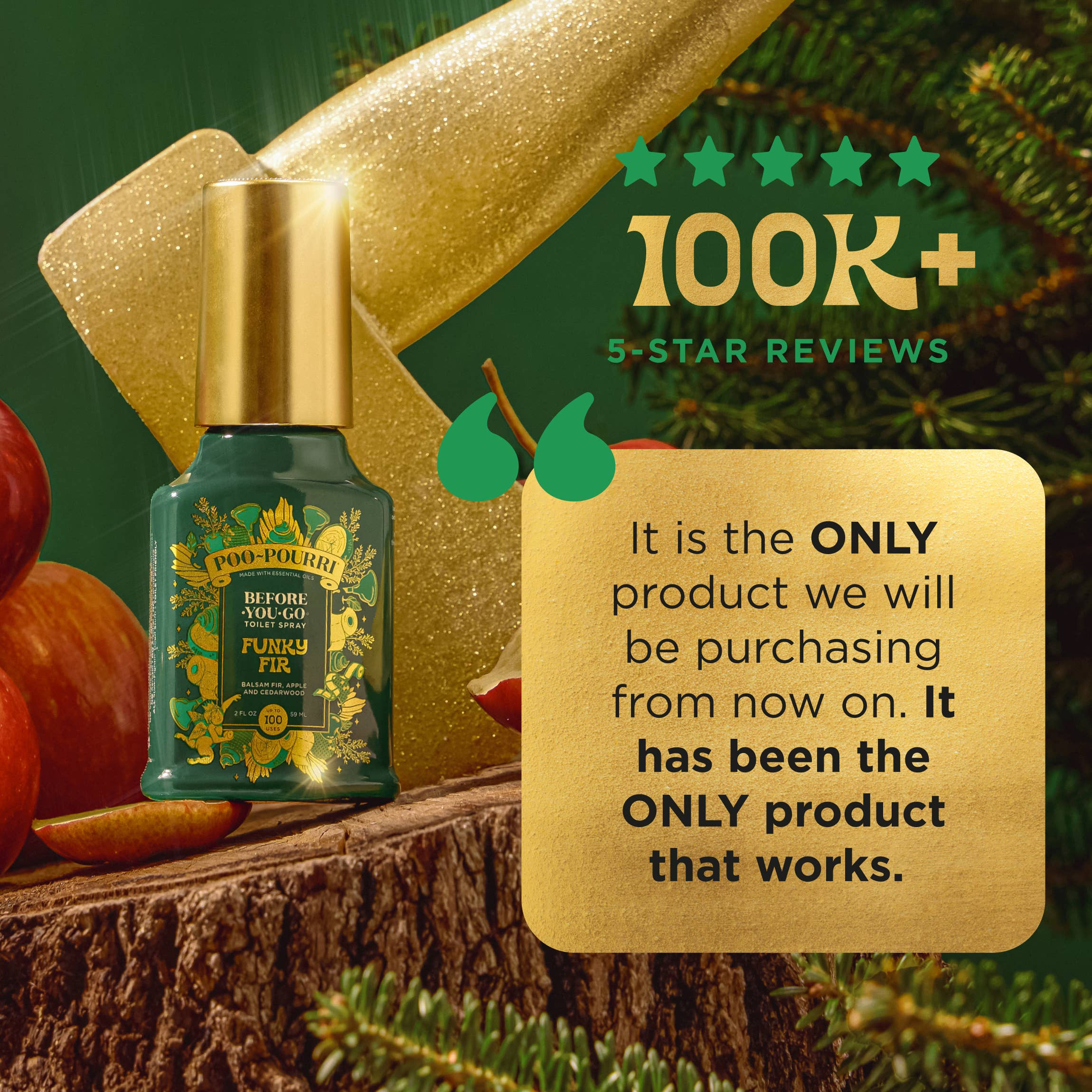 Holiday Poo~Pourri - Funky Fir 2 oz Boxed