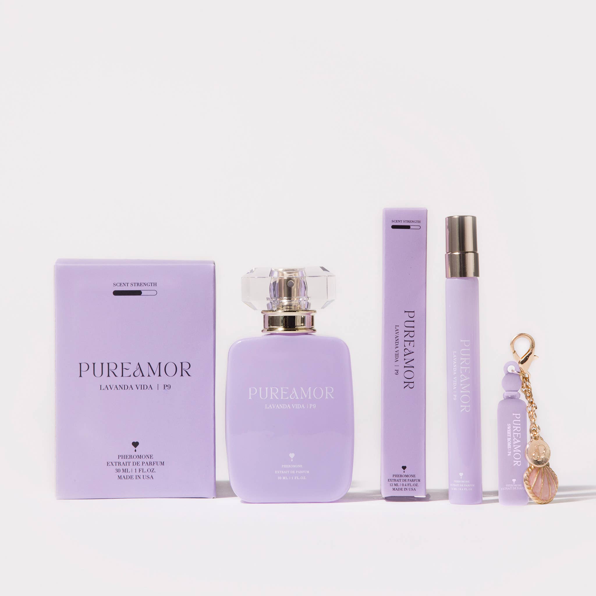 Lavanda Vida Pheromone Perfume Oil Keychain - 2ml Mini