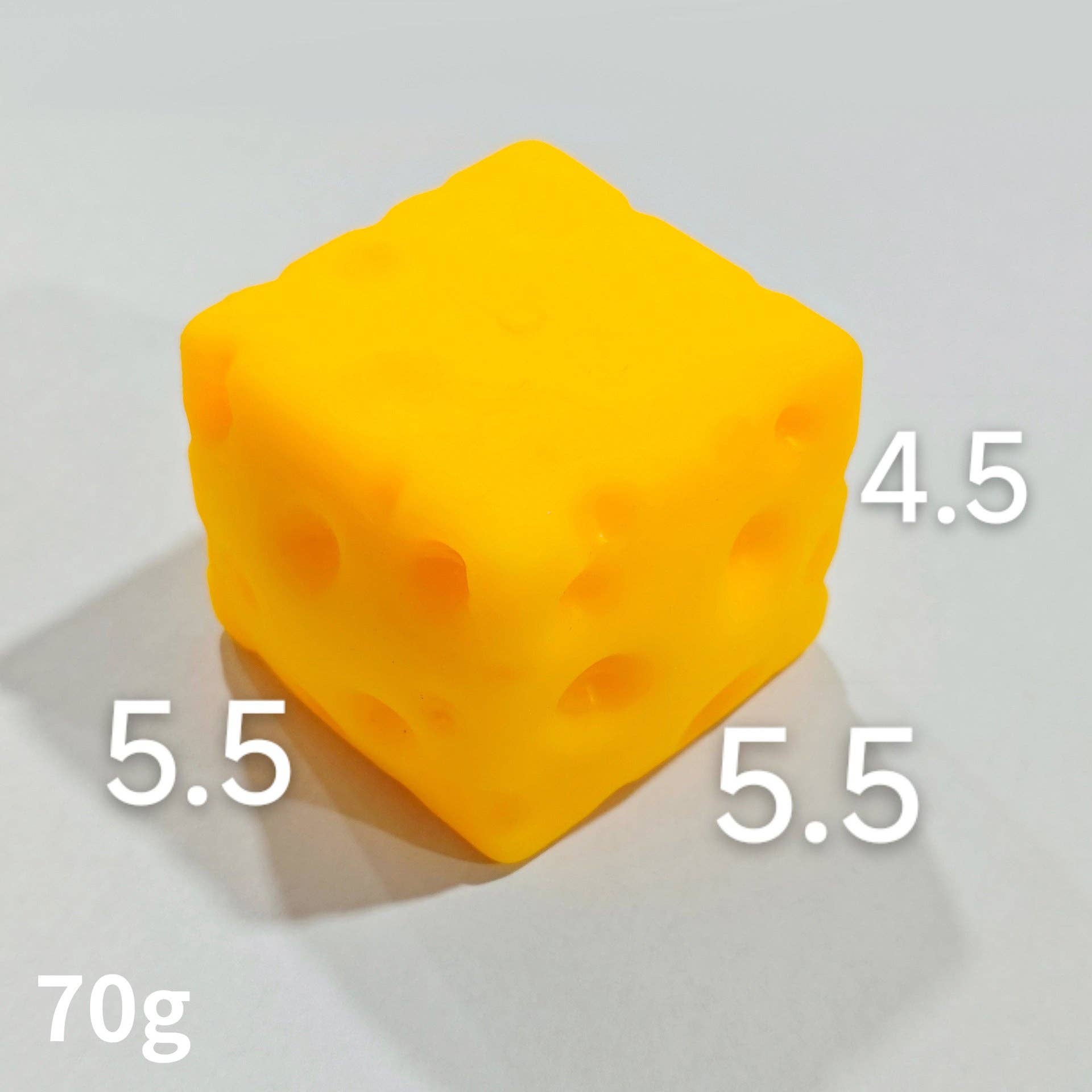 Slow Rise Realistic Cheese Squishy Stress Relief Toy