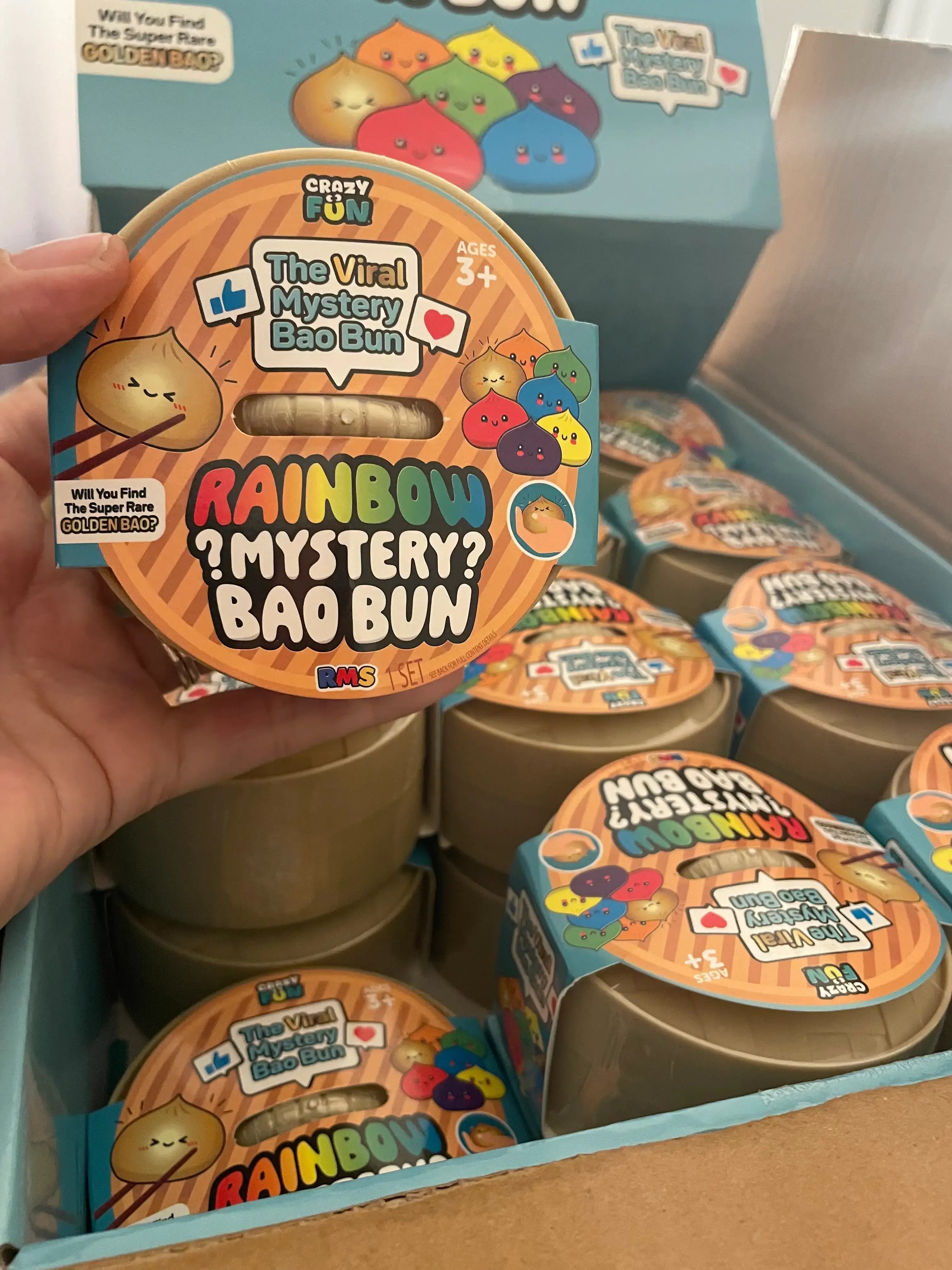 Crazy Fun Official RMS Mystery Bao Bun – Rare Rainbow Chase