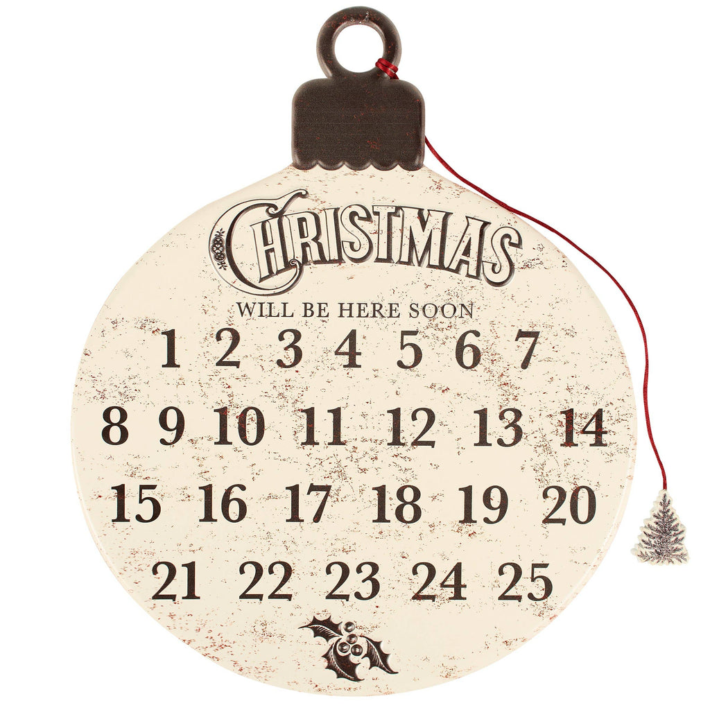Vintage Christmas Wall Countdown