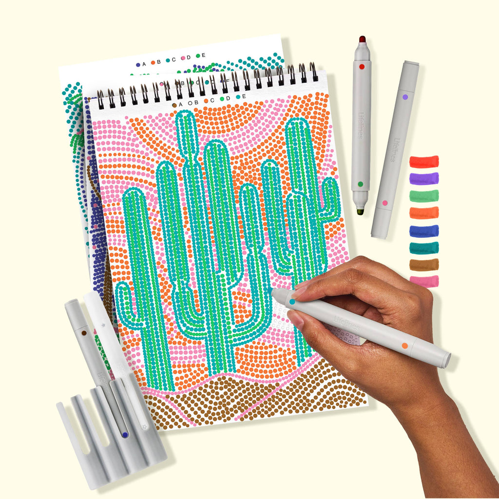 FlowArt -Dot By Letter - Landscapes