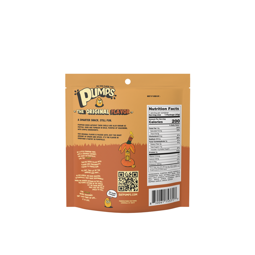 Pumps Toasted Pumpkin Seeds  - The Original Flavor