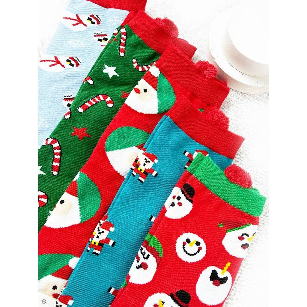 5 Kinds Cute Christmas Theme Socks