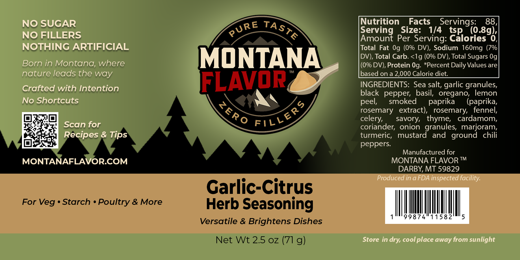 Garlic-Citrus Herb Seasoning
