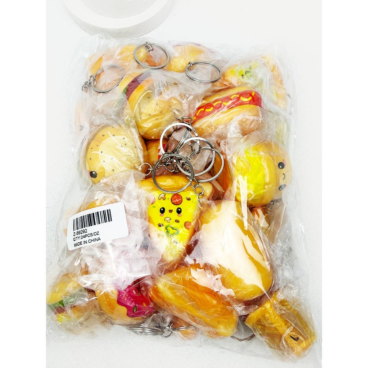 Slow Rising Fast Food Collection Squishy Keychain