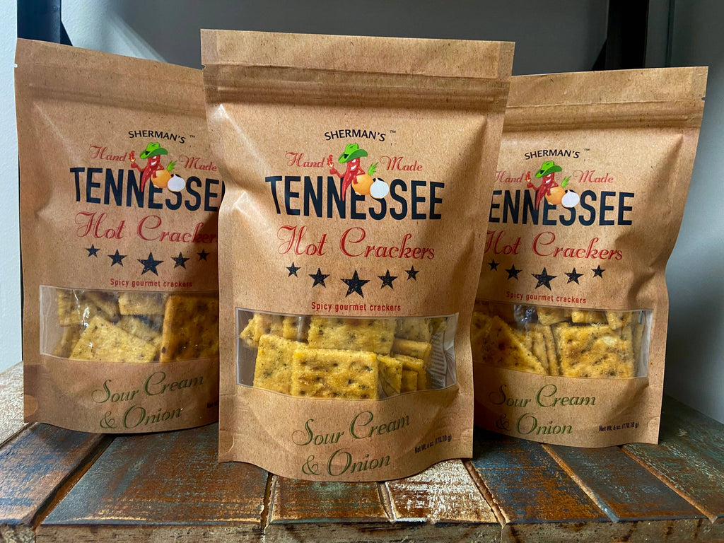 Sherman's Tennessee Hot Crackers, Sour Cream & Onion Flavor