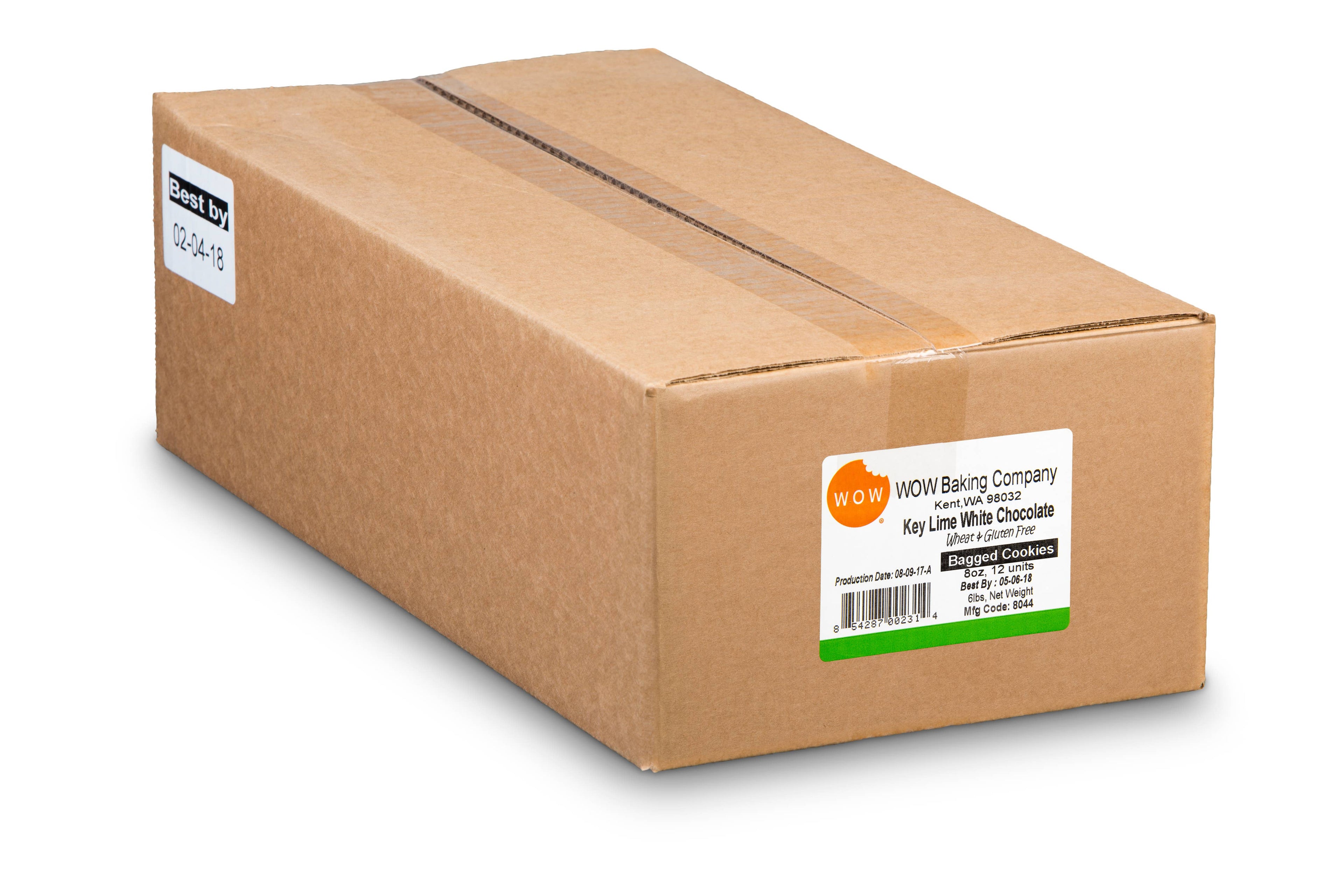 Gluten-Free Key Lime White Chocolate Cookie Resealable Bag