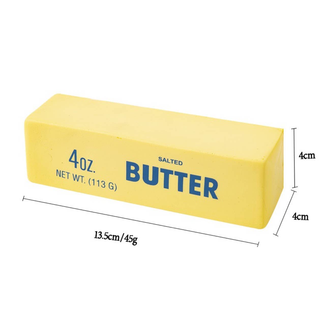 Super Soft Wet Slow Rise Cheese Stick Butter Bar Squishy Toy