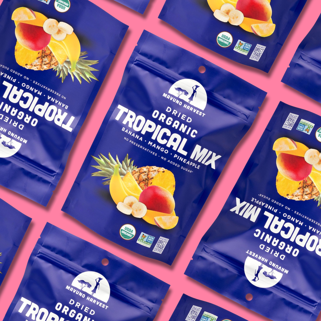 Organic Dried Tropical Mix (Mango, Banana, Pineapple)