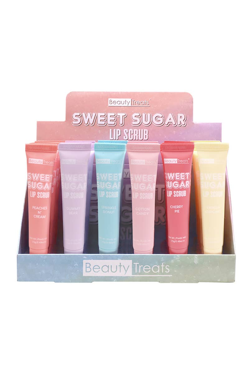 Beauty Treats 195 Sweet Sugar Lip Scrub - 24pc