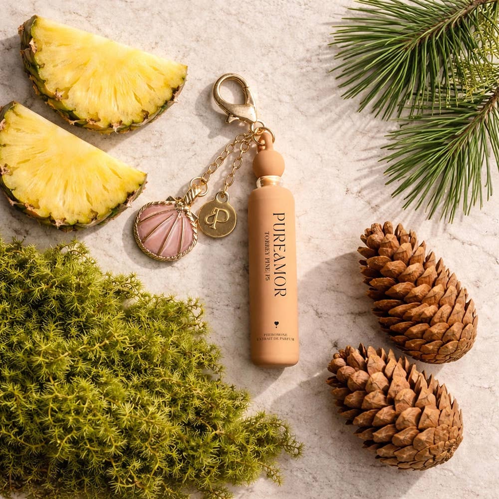 Torrey Pine Pheromone Perfume Oil Keychain - 2ml Mini