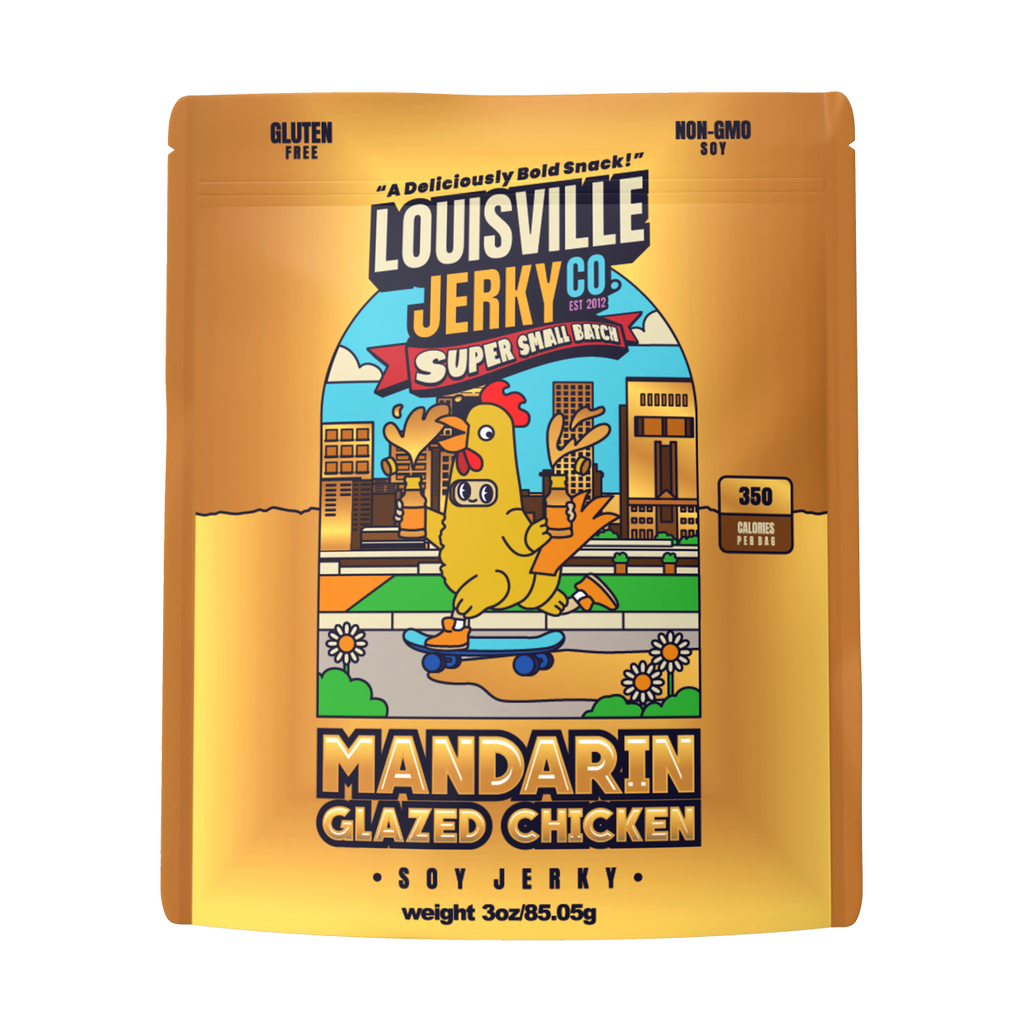 Vegan & Plant Based Small Batch Mandarin Glazed Jerky 3 oz