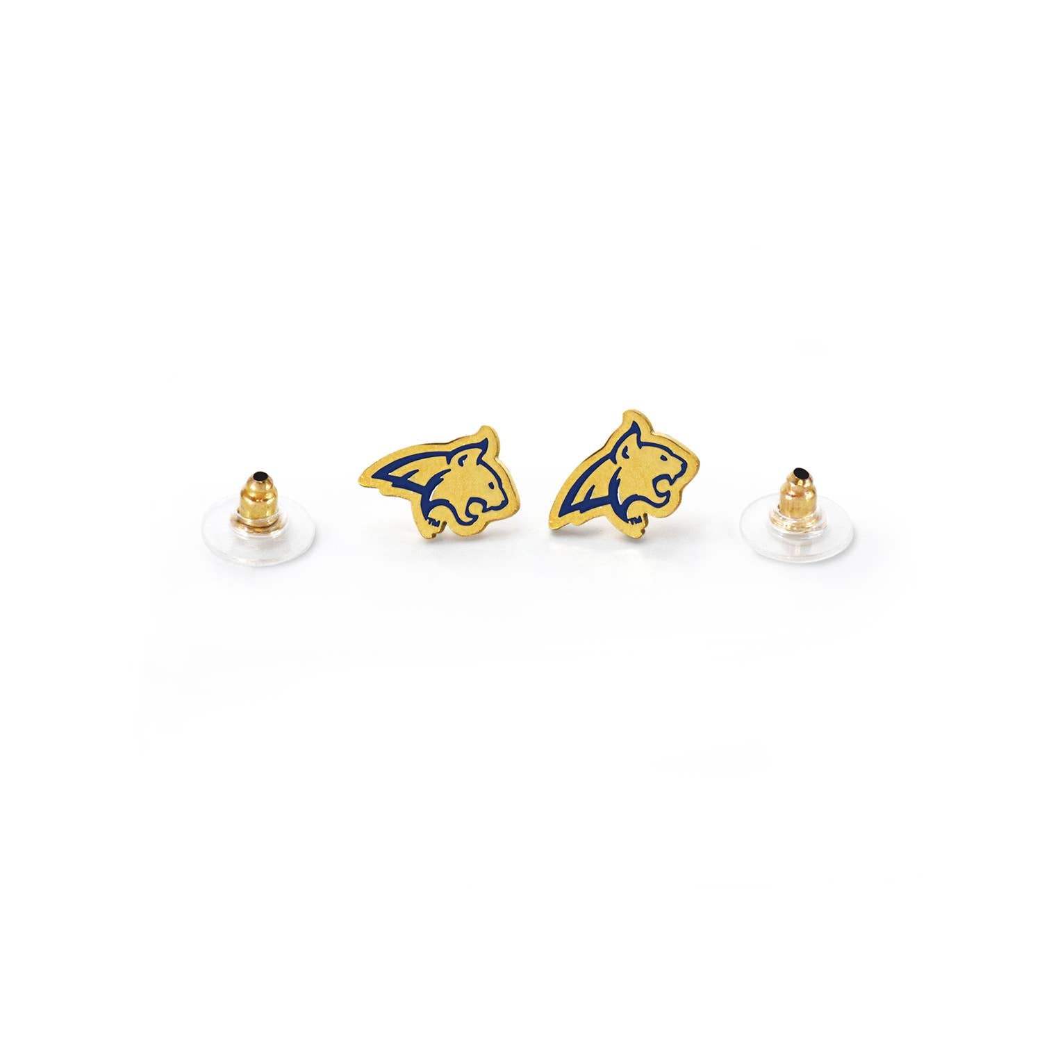 Montana State Post Earrings Bobcats