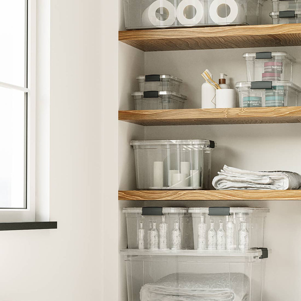 Superio Clear Closet Storage Organizing Container - M/L Size