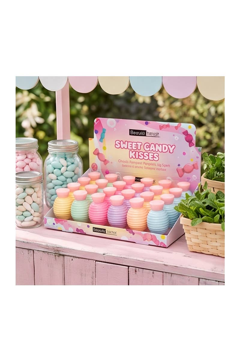 Beauty Treats 669 Sweet Candy Kisses Lip Balm - 24 pcs