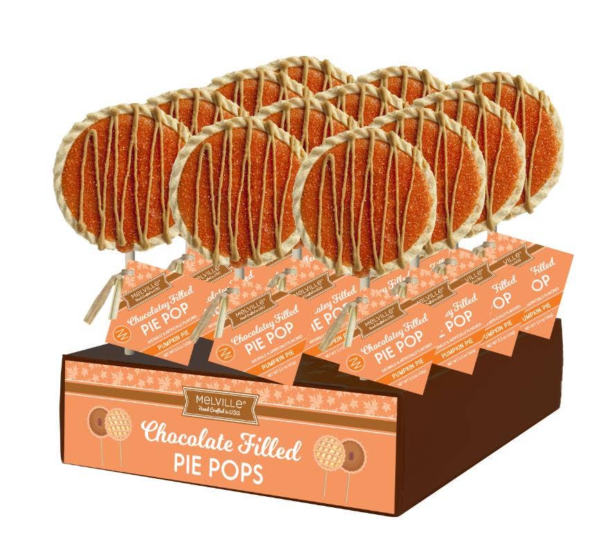 Salted Caramel Pumpkin Pie Pops