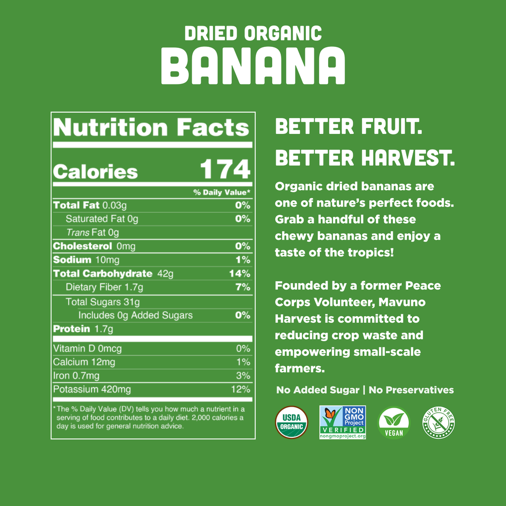 Organic Dried Banana