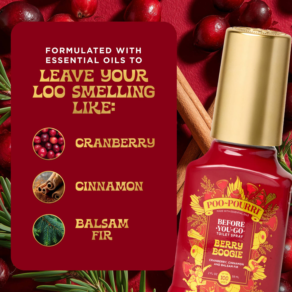Holiday Poo~Pourri - Berry Boogie  2 oz Boxed