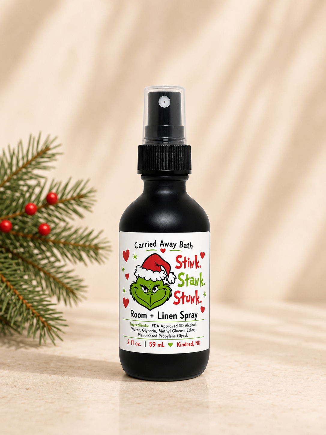 Stink Stank Stunk Room + Linen Spray | Holiday Evergreen