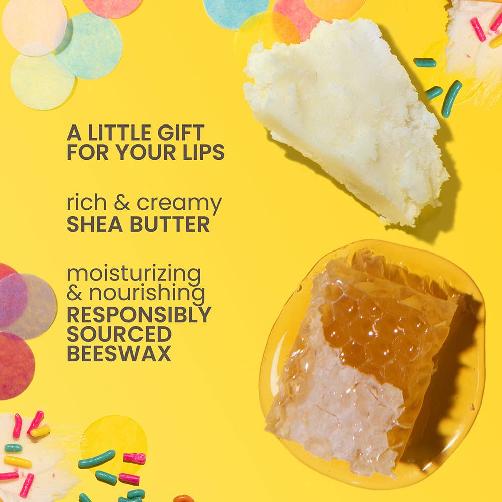 Birthday Cake Lip Balm + Gift Card Holder Blister Box