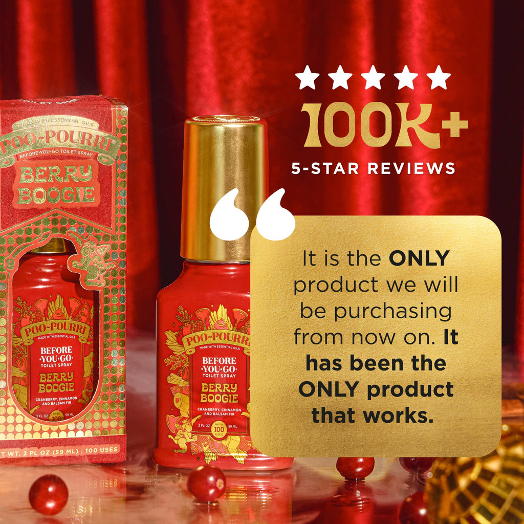 Holiday Poo~Pourri - Berry Boogie  2 oz Boxed
