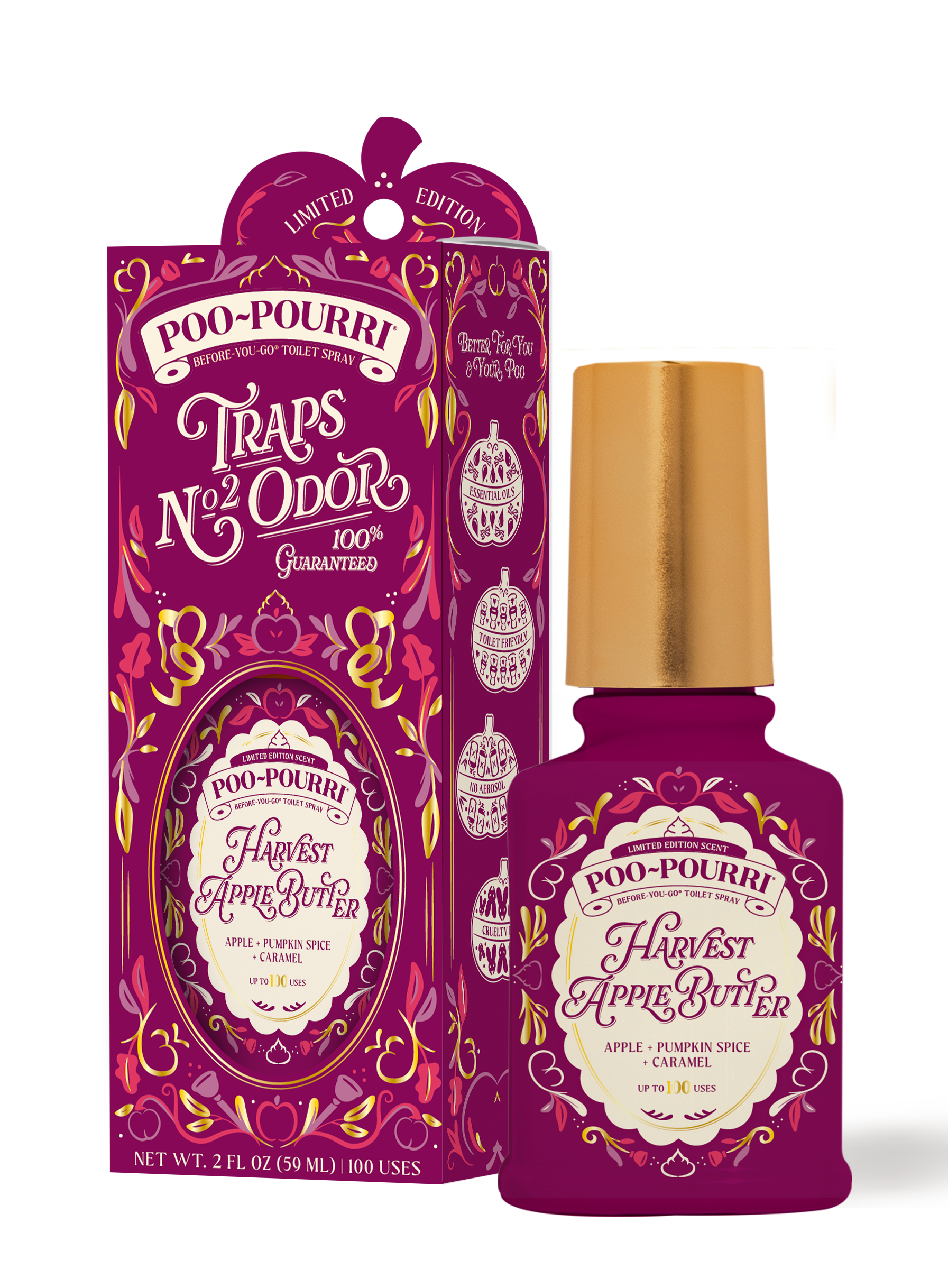 Poo~Pourri Harvest Apple Butter 2oz | Fall Collection