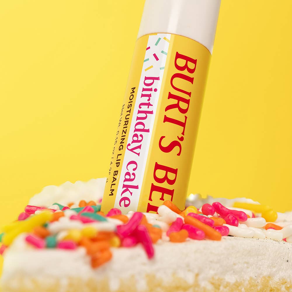 Birthday Cake Lip Balm + Gift Card Holder Blister Box