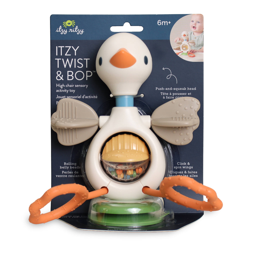 *NEW* Itzy Twist & Bop™ - High Chair Sensory Toy Goose