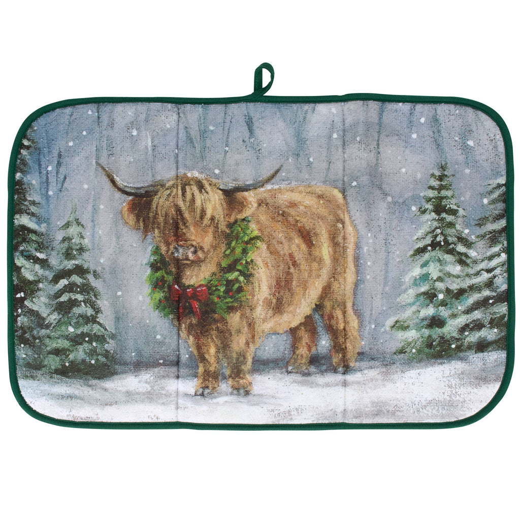 Snowy Highland Drying Mat