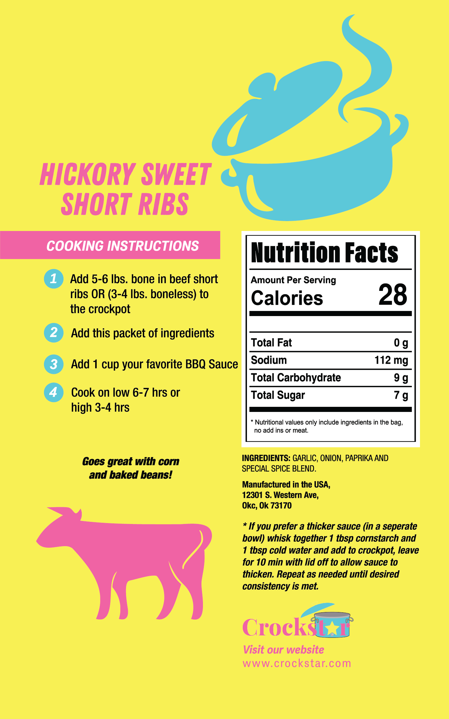 Hickory Sweet Short Ribs