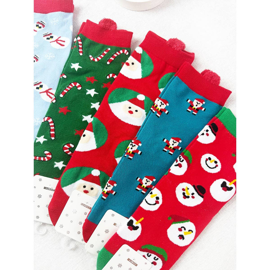 5 Kinds Cute Christmas Theme Socks