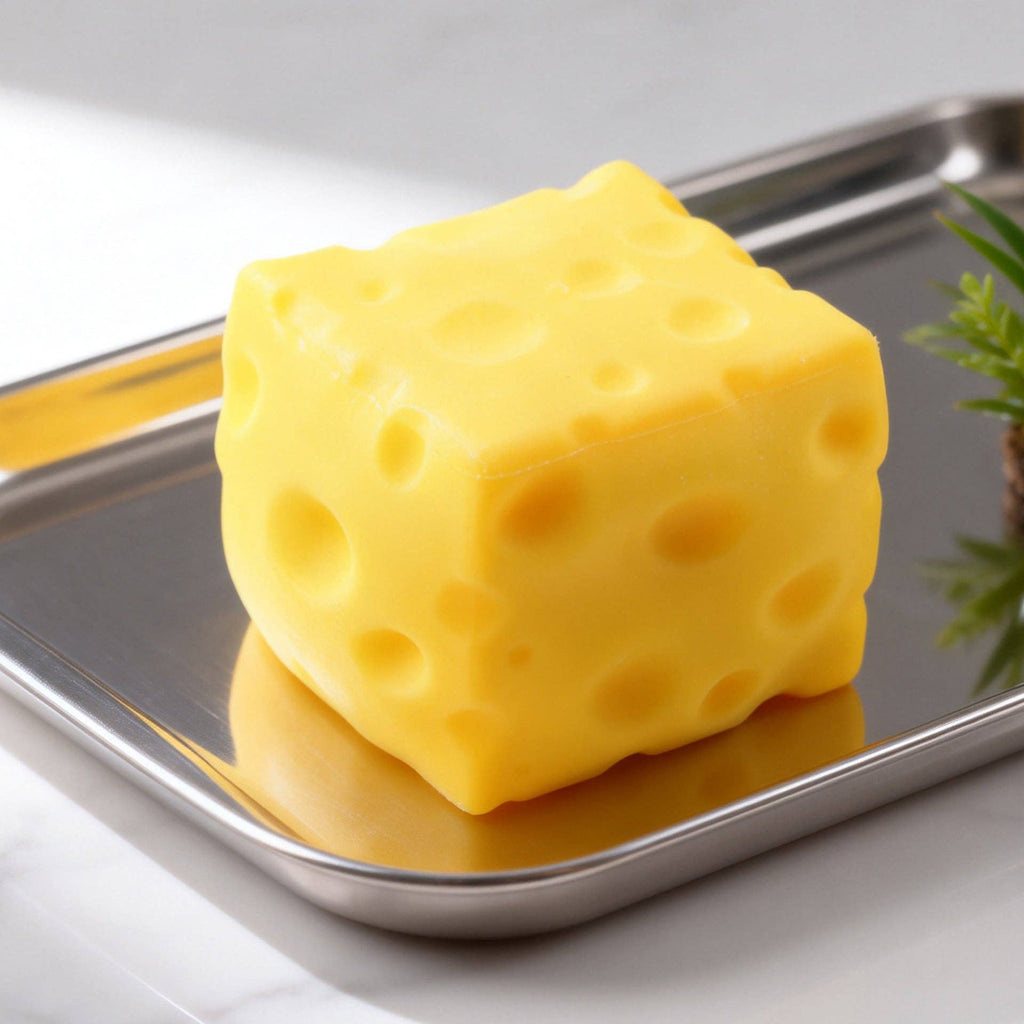 Slow Rise Realistic Cheese Squishy Stress Relief Toy