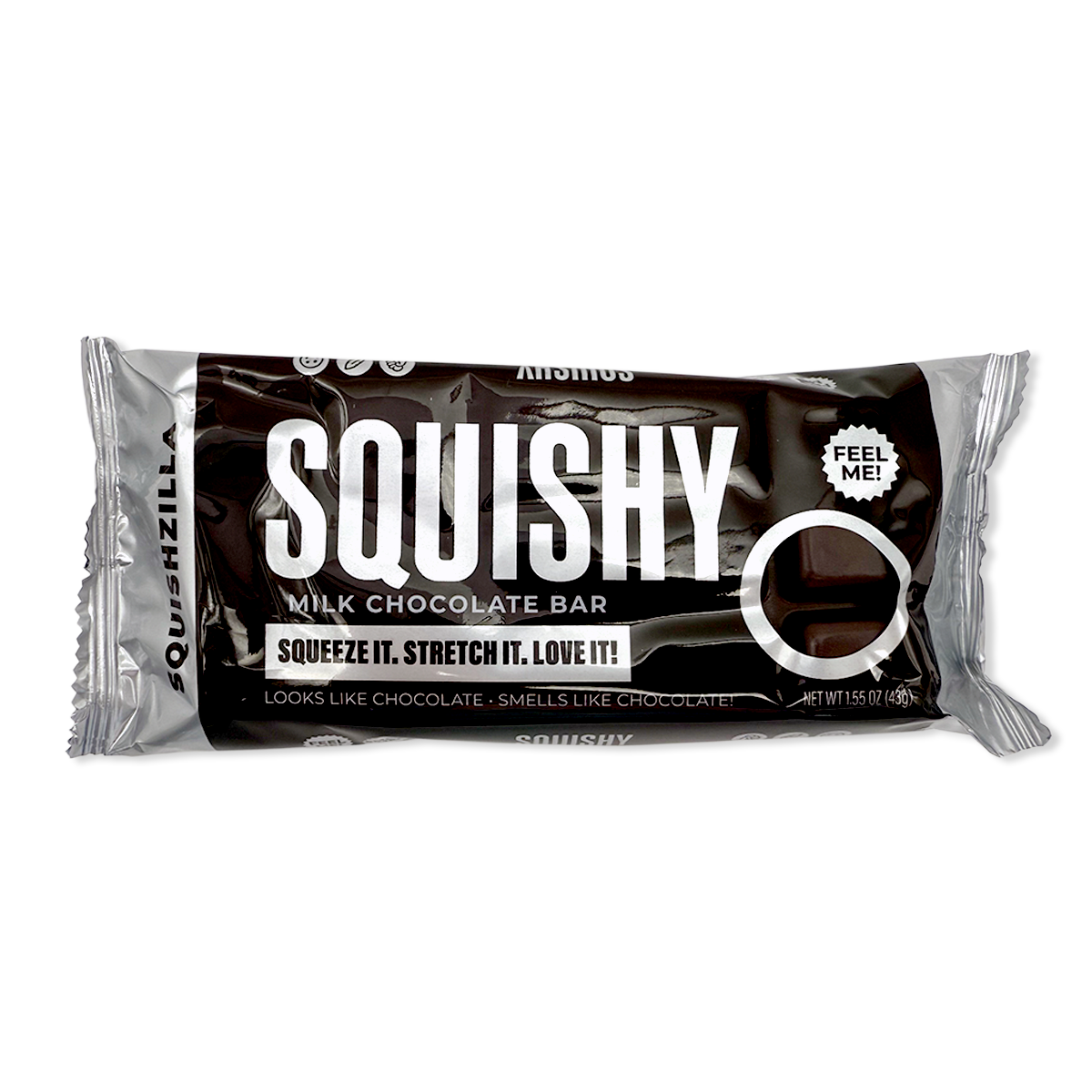 Fun Doh Slow Rise Scented Squishy Chocolate Bar - 12/Display