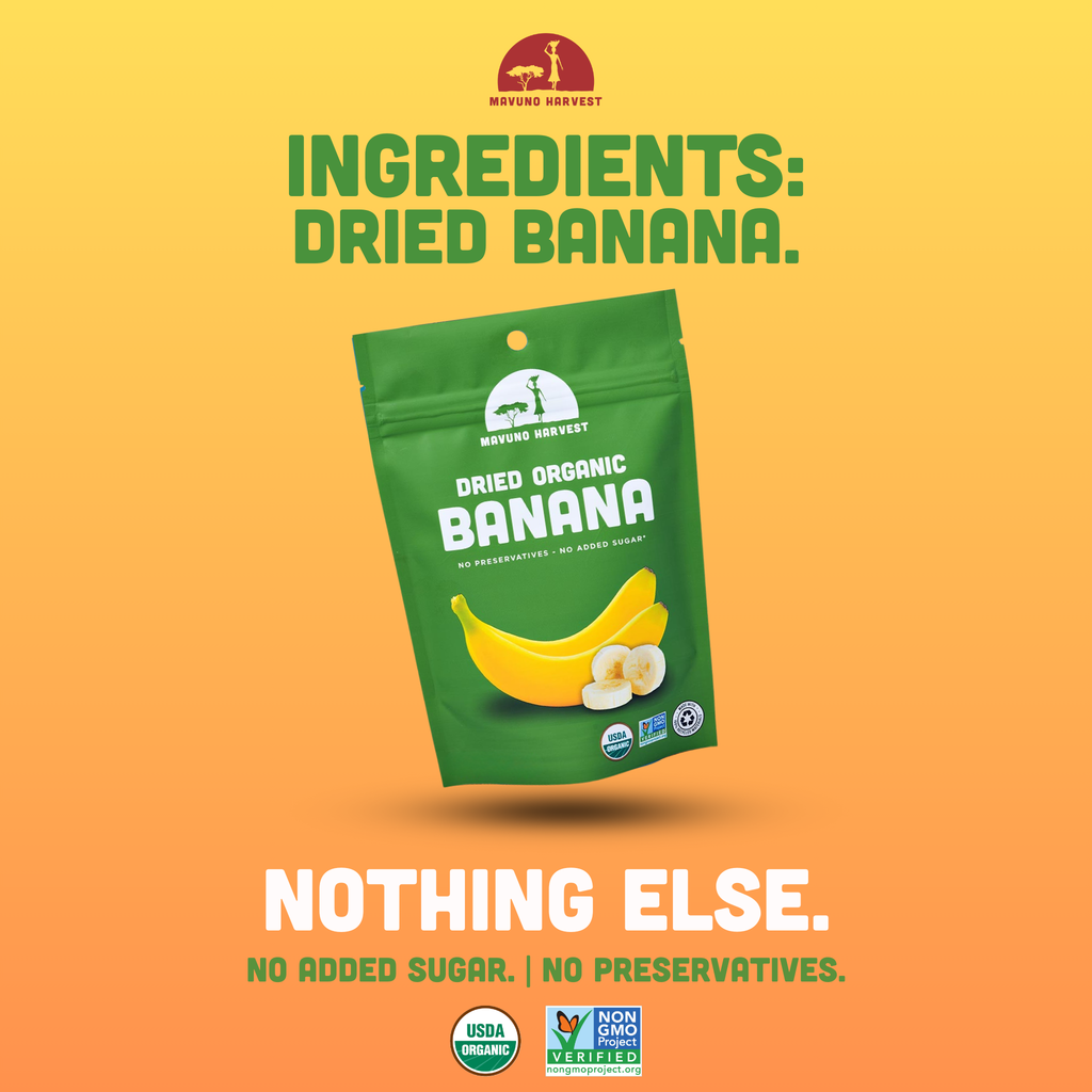 Organic Dried Banana