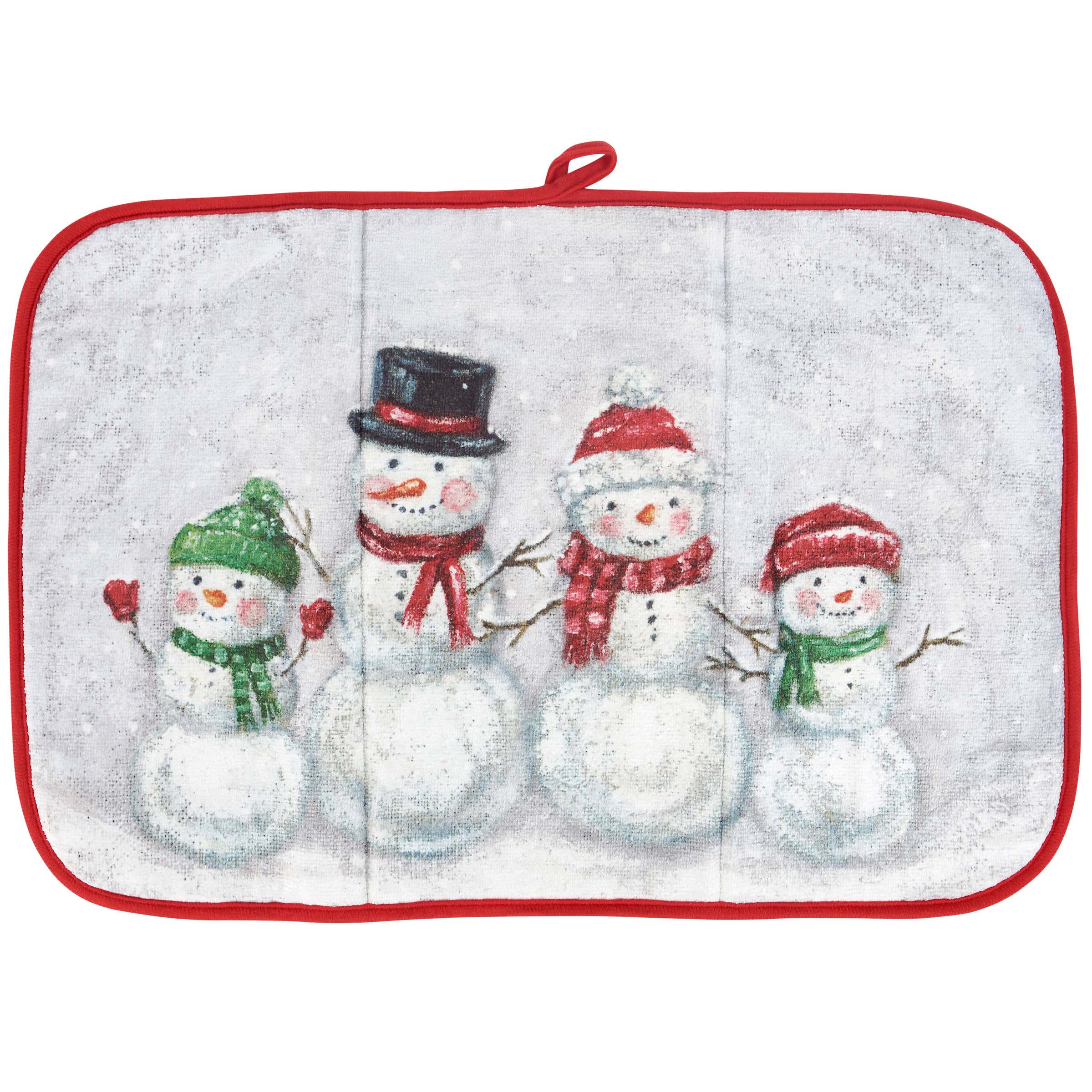 Snow Family Drying Mat
