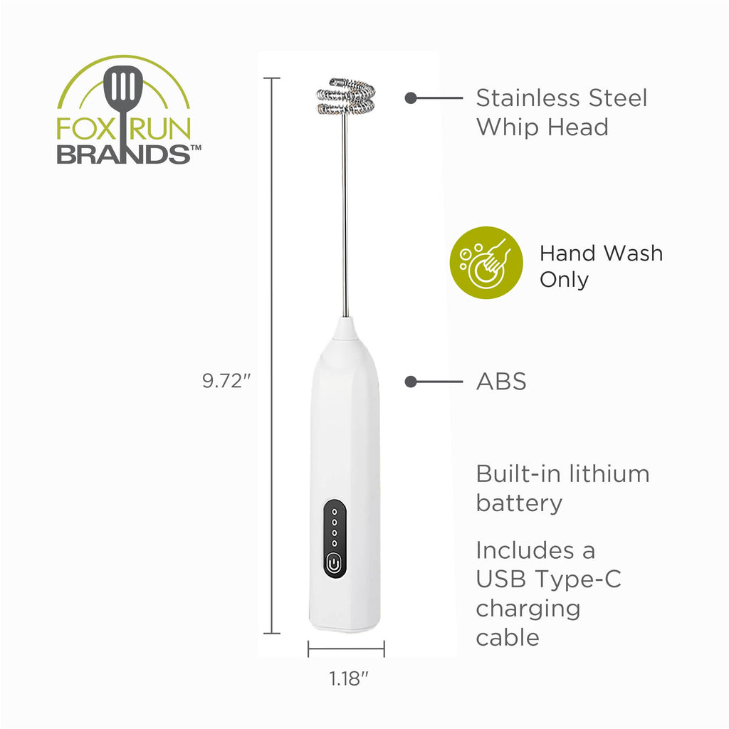 Fox Run Electric Milk and Coffee Frother, 9"