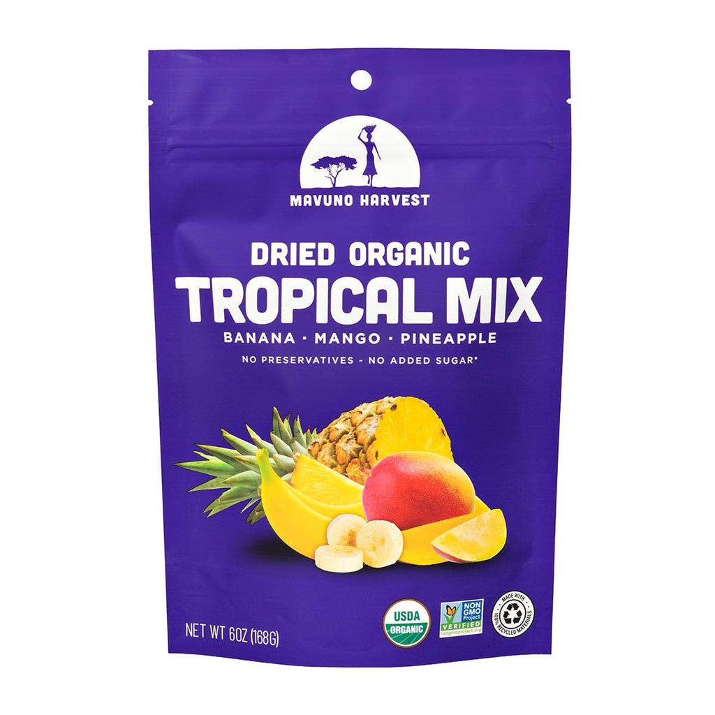 Organic Dried Tropical Mix (Mango, Banana, Pineapple)