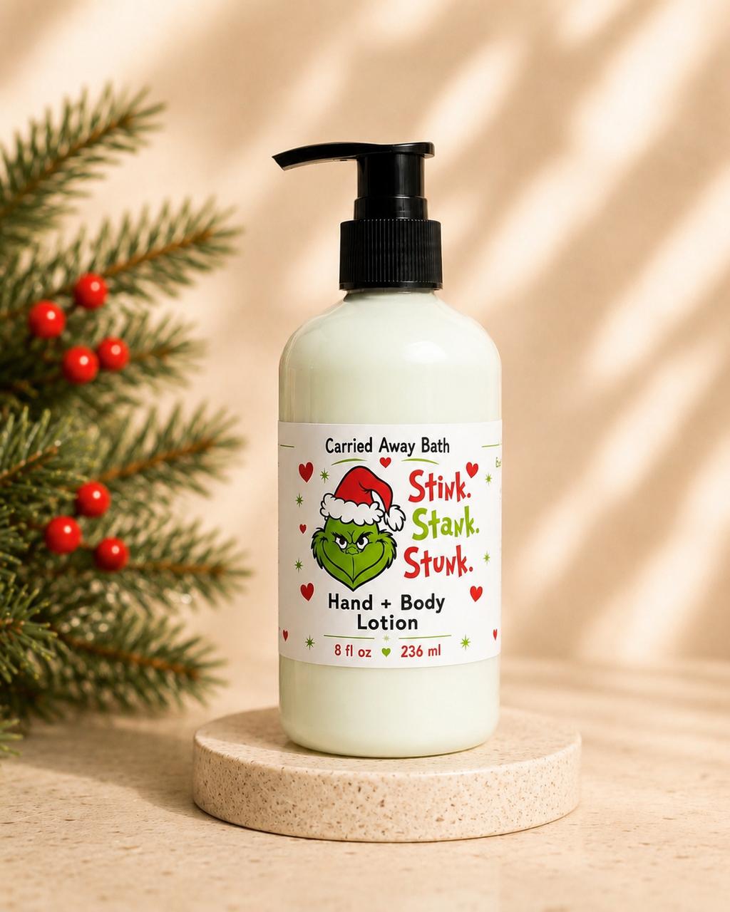 Stink Stank Stunk Hand + Body Lotion | Holiday Evergreen