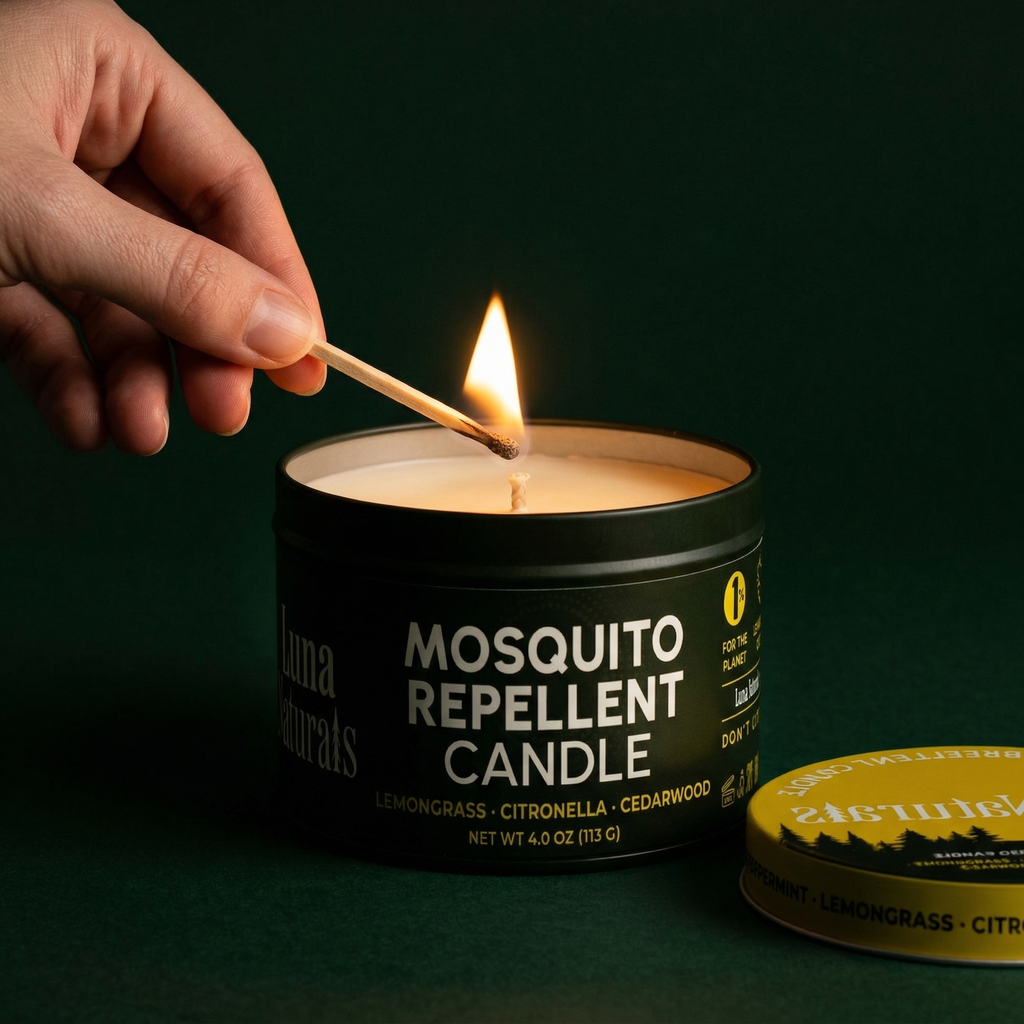 Mosquito Repellent Candle — Outdoor & Camping | 3ct