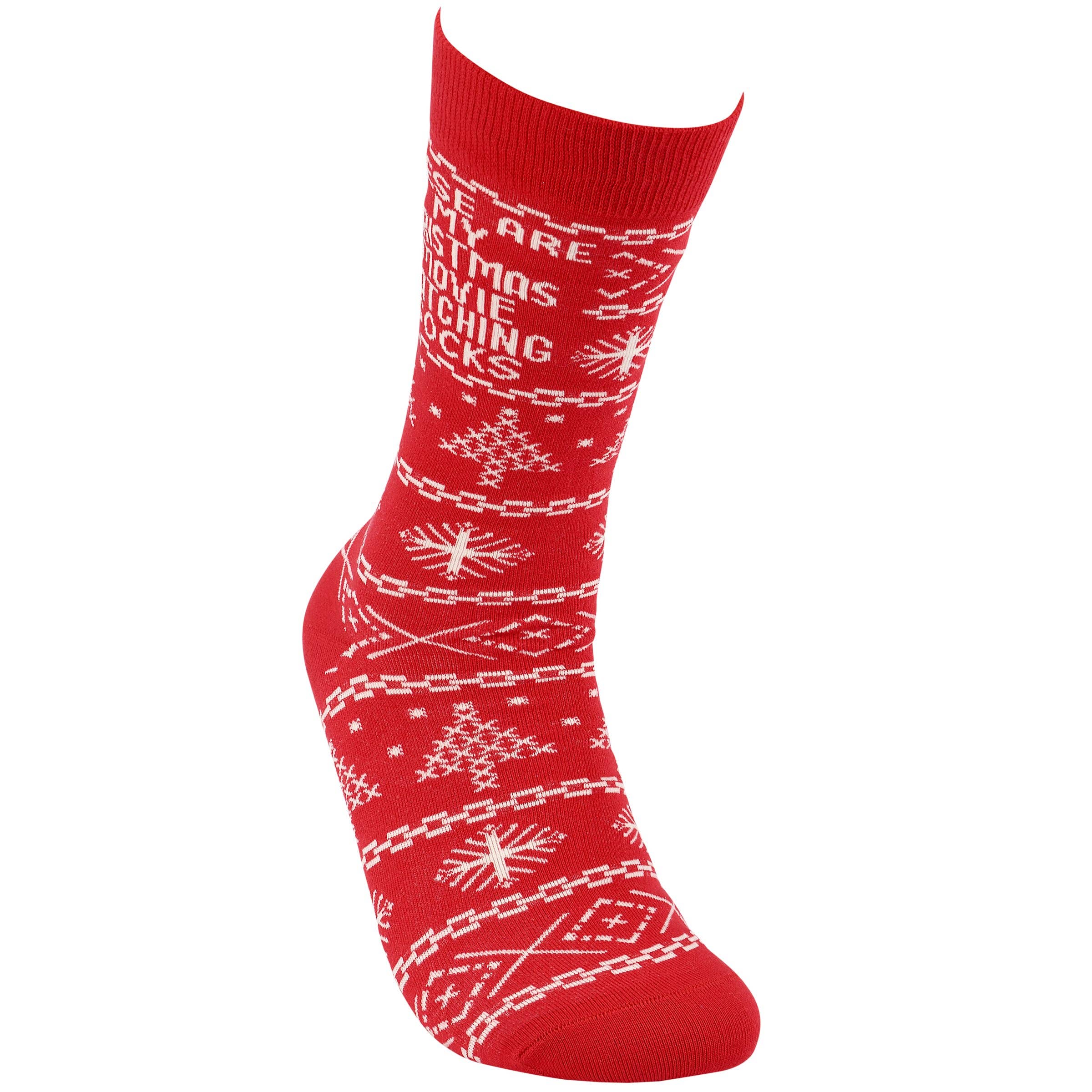 These Are My Christmas Movie Socks
