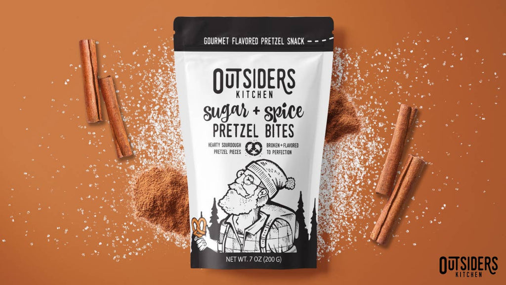 Sugar + Spice Sourdough Pretzel Bites Snack | Case of Six